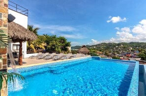 屋外プール、温水プール