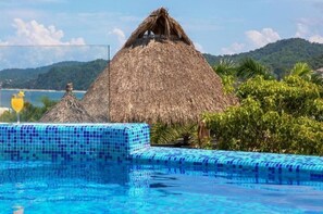 Outdoor pool, a heated pool - Spacious Studio w/Inifinity Rooftop POOL (Sayulita)