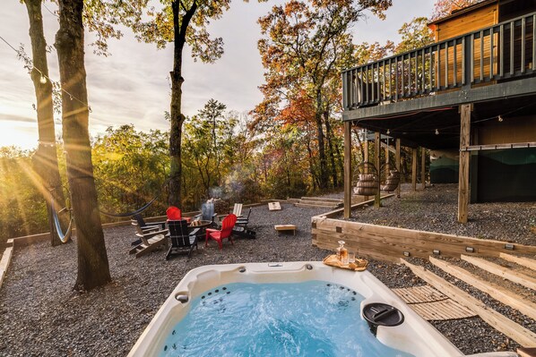 Baignoire à remous extérieure