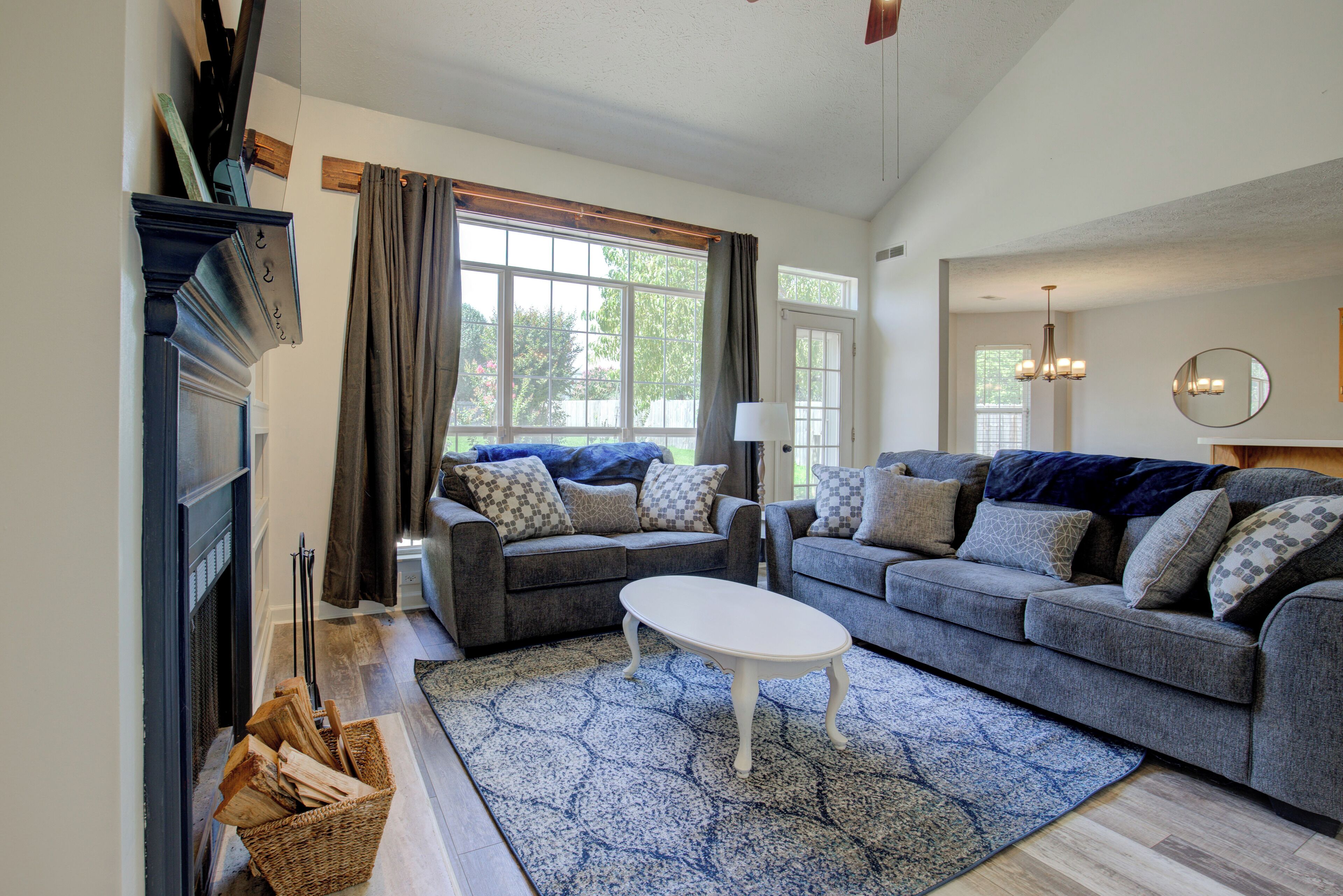 Serene 3BR Pet-friendly Retreat, Walking Distance to Lake, w/Remote Work Space