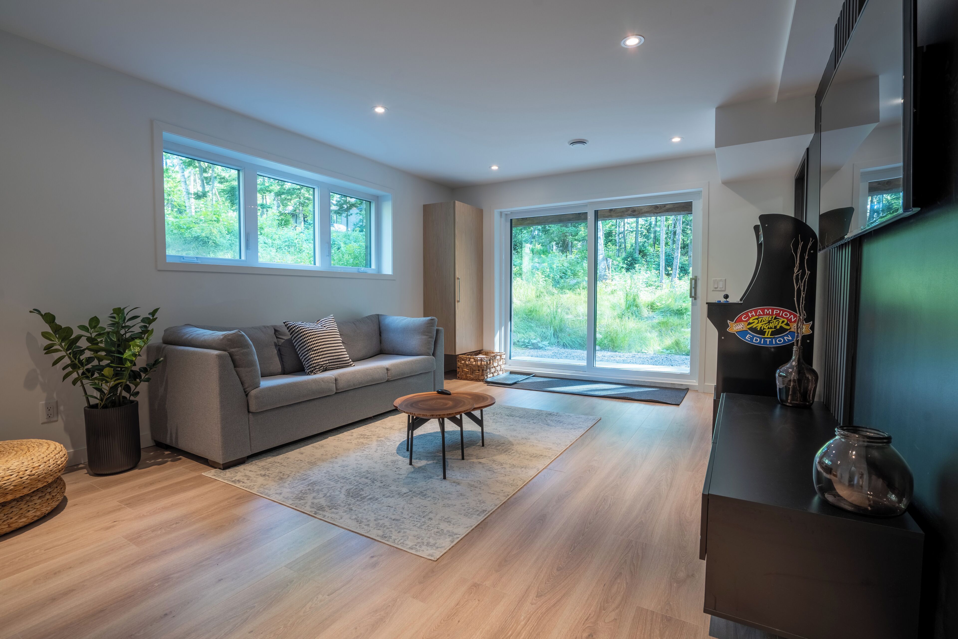 TV, fireplace, stereo