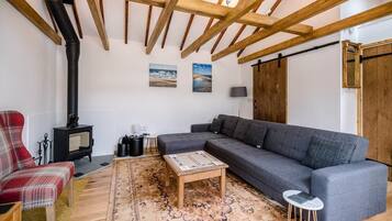 Télévision, cheminée