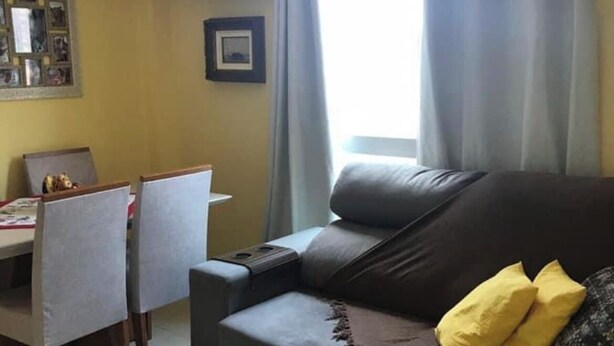 Living area - Cozy apartment in a great neighborhood of Santos (Campo Grande Santos)