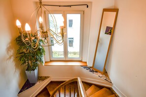 Interior - Holiday flat "Villa Fink attic" with mountain view, private balcony, private terrace and Wi-Fi (Schramberg)