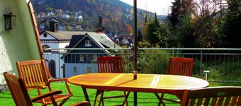 Holiday flat "Villa Fink attic" with mountain view, private balcony, private terrace and Wi-Fi