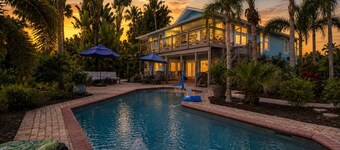 Your Hidden Florida Retreat | 4 King Suites, Luxury Kitchen, Heated Pool & Beach Adventures
