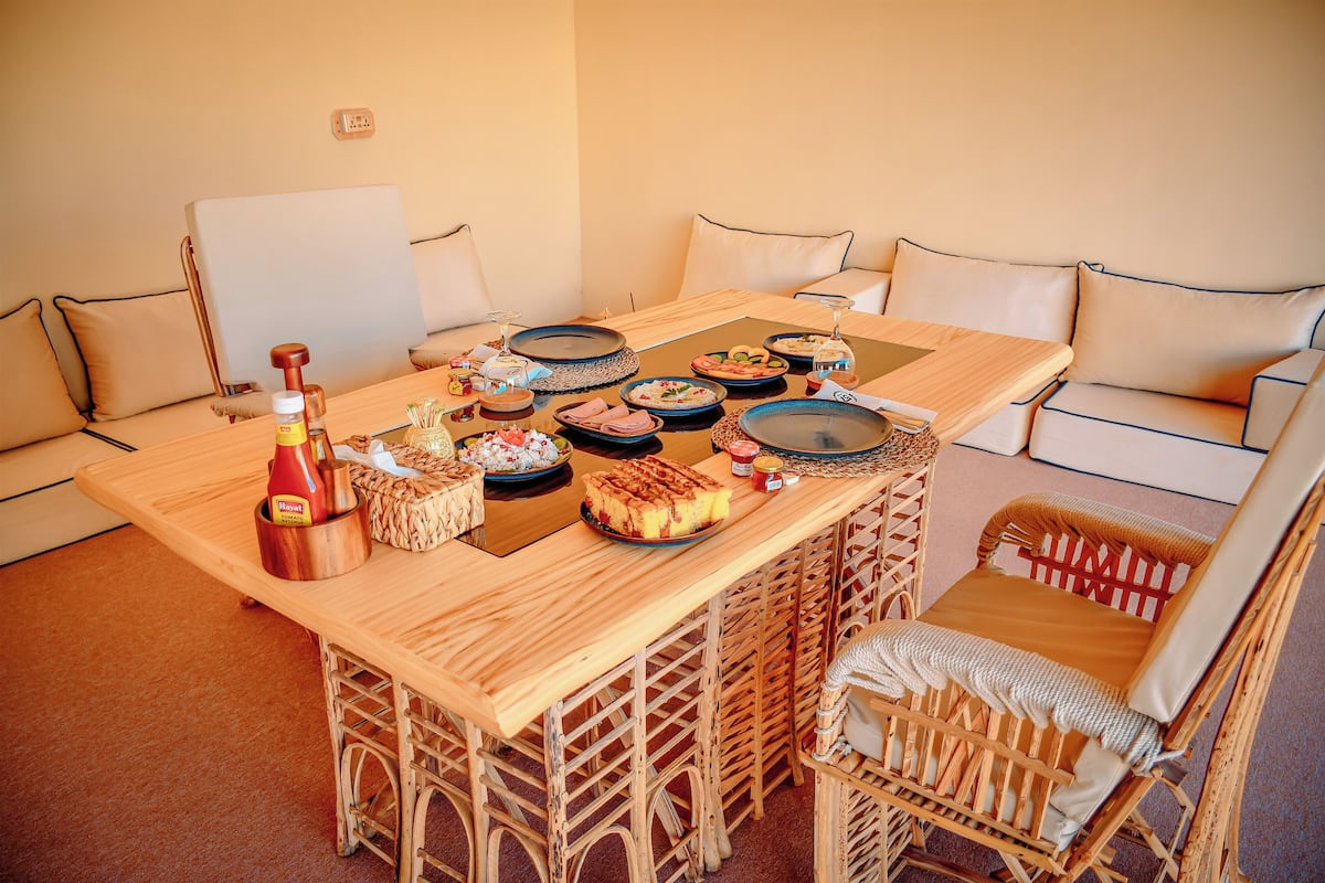 Standaard tent | Dineren in de kamer