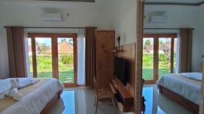 2 slaapkamers, beddengoed