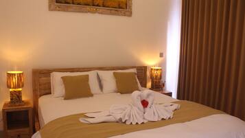 2 slaapkamers, beddengoed