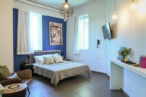Studio | Free WiFi, bed sheets - Printhouse Boutique STU 7 by Sea N' Rent (Haifa)