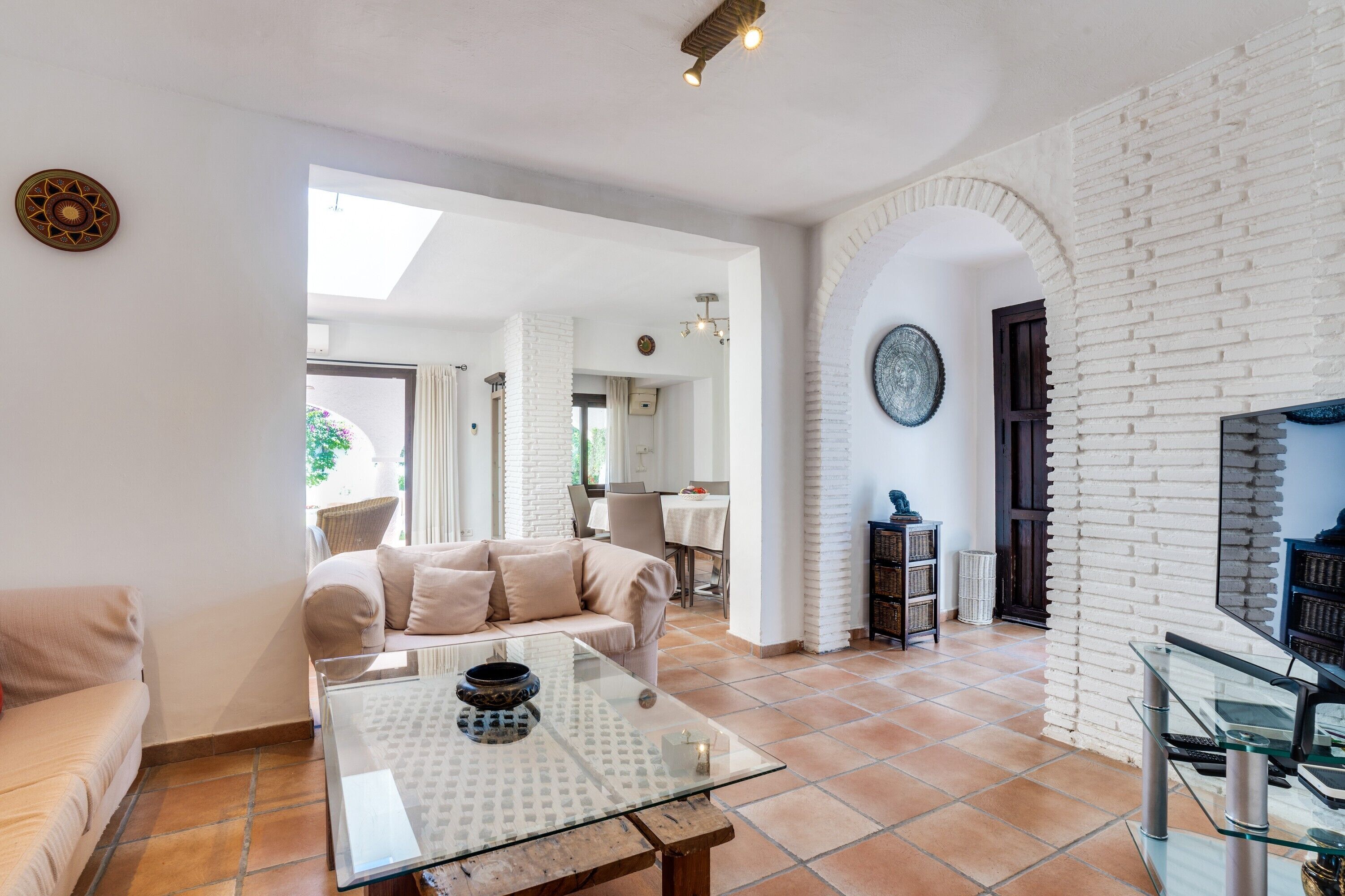 TV, fireplace, DVD player, stereo