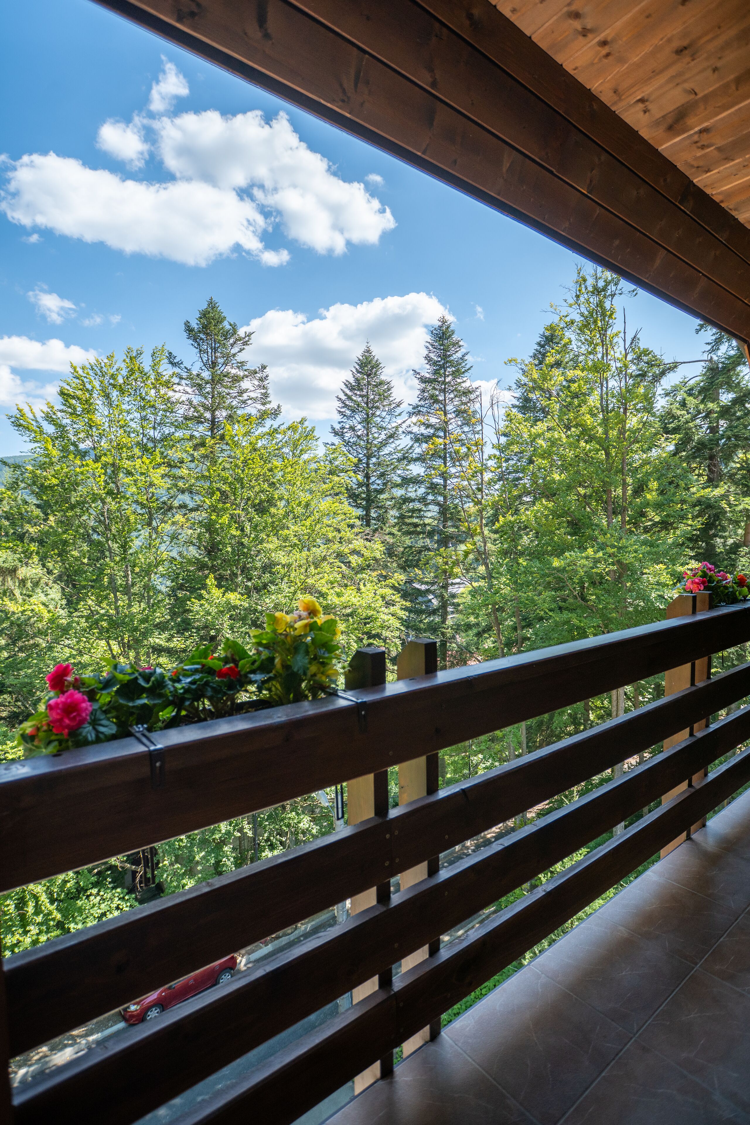 Vue depuis le balcon