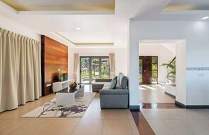 Living area - Chez soi Loin de Chez soi (Anse Royale)