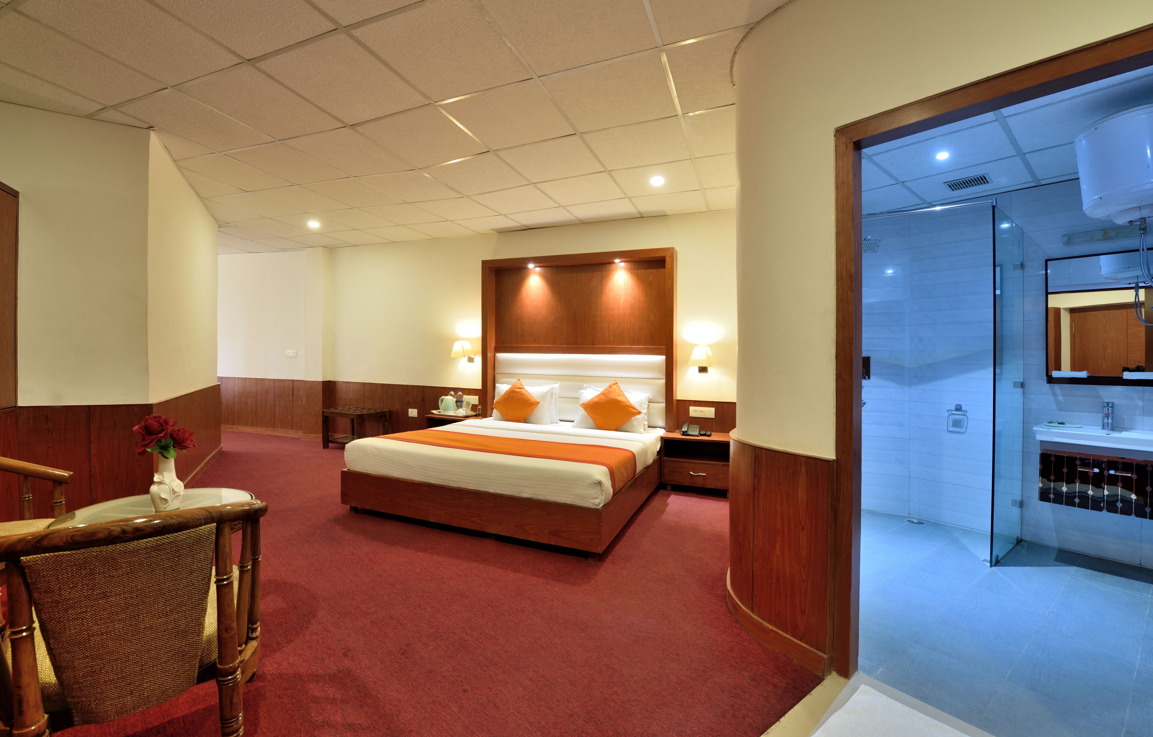 Premium bedding, desk, free WiFi, bed sheets