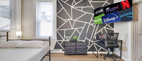 1 多间卧室、办公桌、熨斗/熨衣板、WiFi