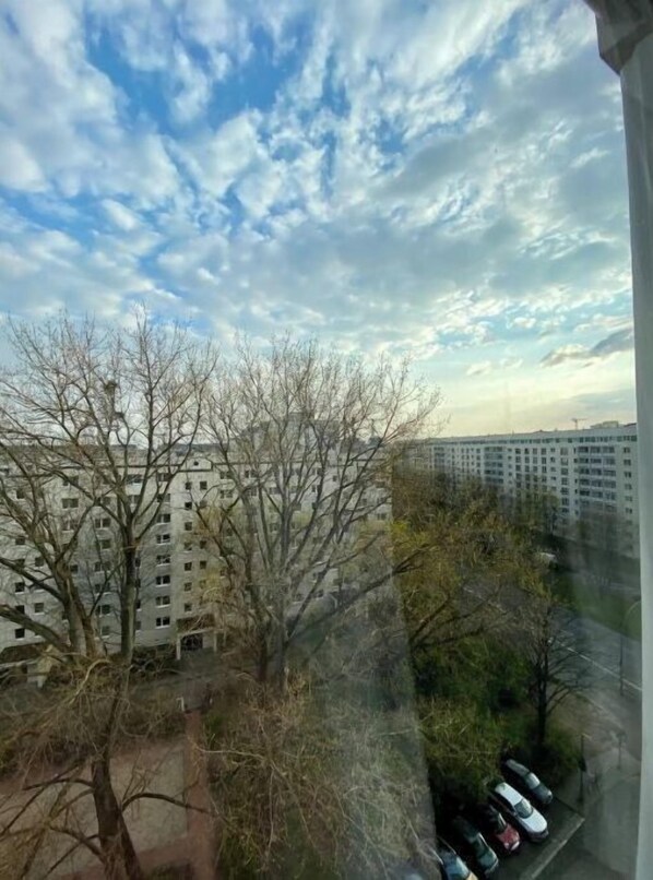 Blick von der Unterkunft