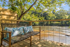 Property grounds - Breezy, Riverfront Tiny Home, King Bed, and Deck (Sylva)