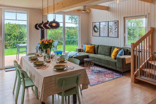 Televisión, chimenea