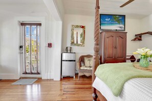 1 bedroom, iron/ironing board, travel crib, WiFi