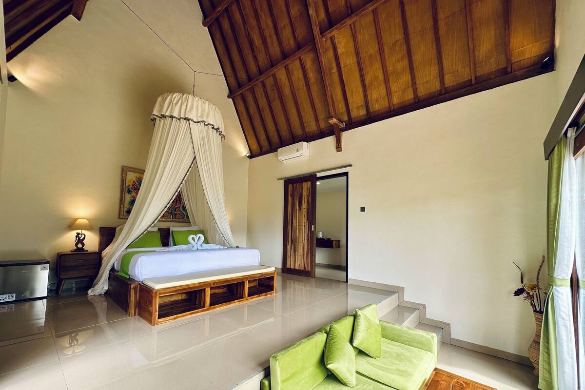 Suite with Jungle View | 1 ห้องนอน, ผ้าปูที่นอนฝ้ายอียิปต์, เครื่องนอนระดับพรีเมียม