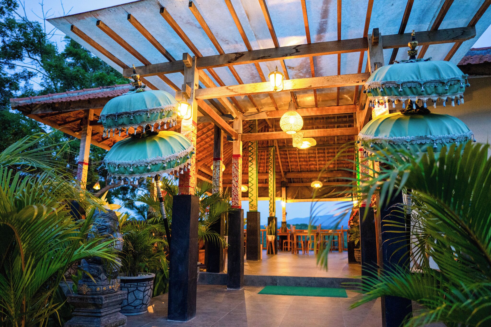 Entrée de l’hébergement