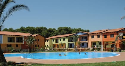 Vacation House in Policoro with pool 500 m from the sea in the Village Riva Azzurra