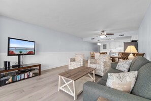 TV - Garden City Beach Oceanfront Condo 911 | Rising Tides Properties Rental (Murrells Inlet)