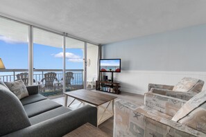 TV - Garden City Beach Oceanfront Condo 911 | Rising Tides Properties Rental (Murrells Inlet)