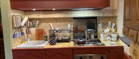 Microwave, oven, stovetop