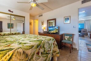 1 habitación, tabla de planchar con plancha, wifi gratis y ropa de cama