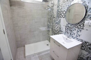 Shower, hair dryer