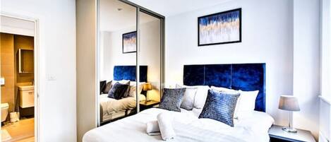 1 bedroom, iron/ironing board, travel crib, WiFi