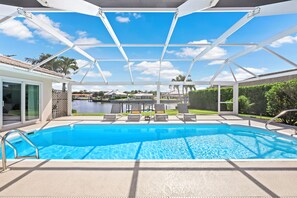 A heated pool - Direct Boating Access | Olde Marco Home w/ Pool (Marco Island)