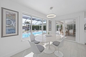 Dining - Direct Boating Access | Olde Marco Home w/ Pool (Marco Island)