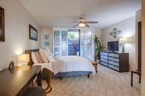 1 dormitorio, escritorio, wifi gratis y ropa de cama