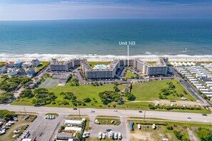 Exterior - Easy Breezy-Oceanfront 1st floor condo in Fun-Filled Summer Winds Resort! (Indian Beach)