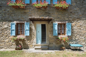 Fachada de la propiedad