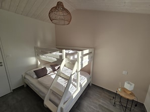 3 chambres, fer et planche Ă repasser, Wi-Fi gratuit