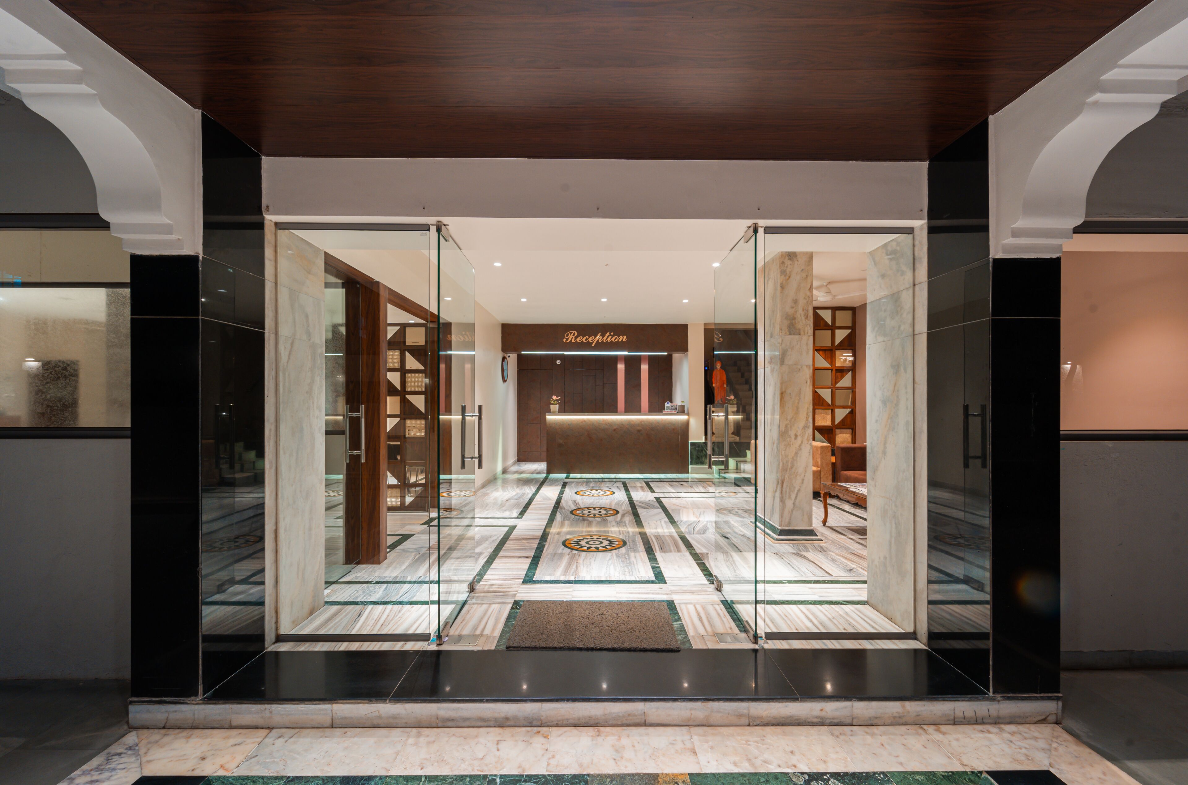 Entrada de la propiedad