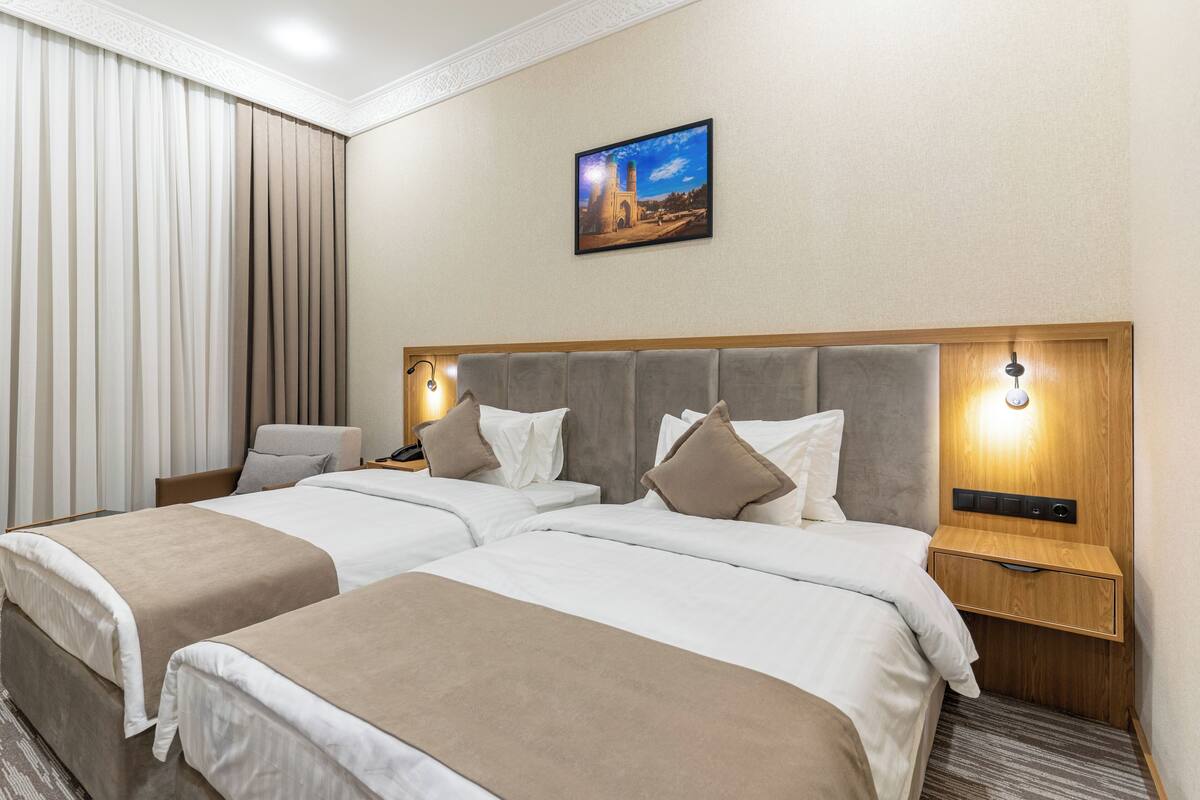 Biancheria da letto di alta qualità, minibar, una cassaforte in camera