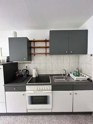 Kühlschrank, Ofen, Herdplatte, Geschirrspüler