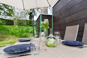 Terrace/patio - homie stay Radapartment - Terrasse & Grill (Iphofen)