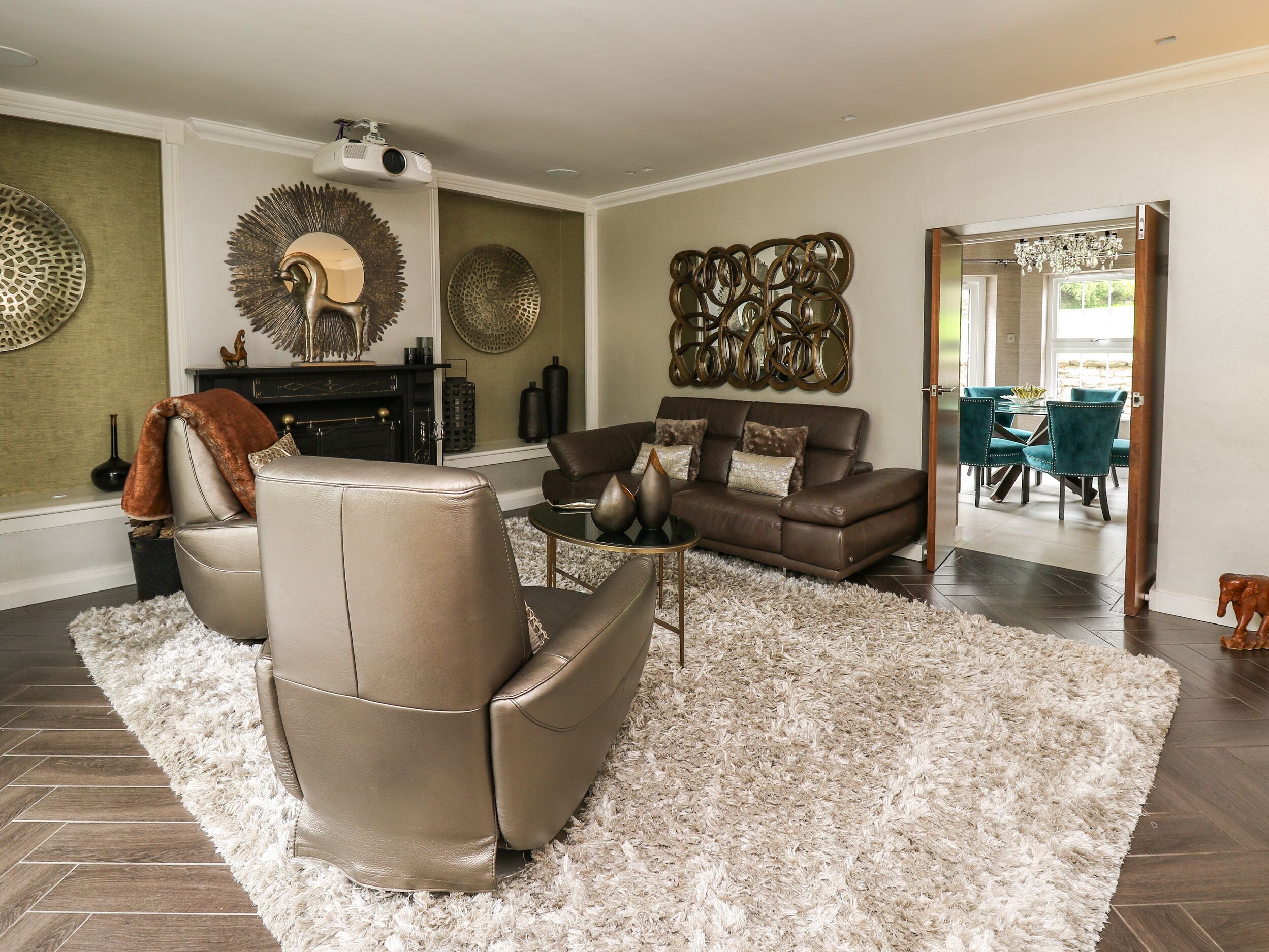 Cottage | Living area | Fireplace