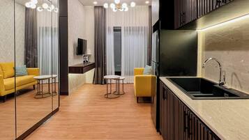 Luxury Villa | Living area | 40-inch Smart TV with digital channels