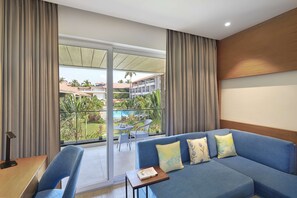 Room, 1 King Bed, Balcony, Pool View | View from room - Hyatt Place Candolim GOA (Candolim)