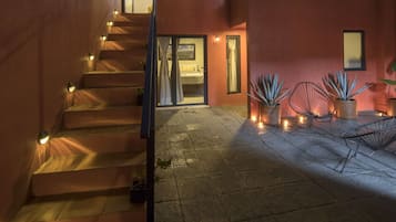 Front of property - evening/night