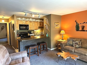 Appart'hôtel, 1 chambre | Coin séjour