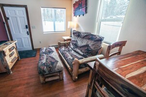 Cabin, 1 Bedroom | Living area | DVD player