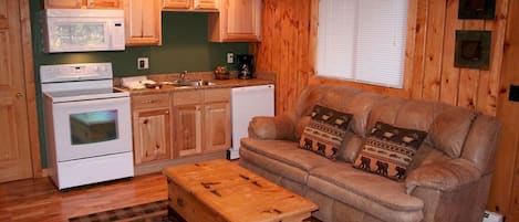 Chalet, 1 slaapkamer | Woonruimte