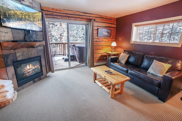 Condo, 1 habitación | Área de sala de estar